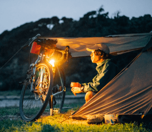 自由に旅する自転車キャンプ