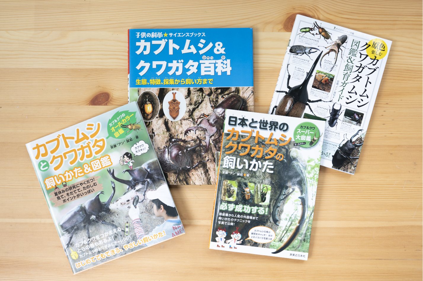 カブトムシ・クワガタの著書